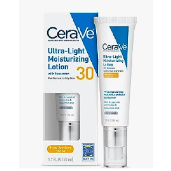 CeraVe Ultra-Light Moisturizing Lotion -50ML